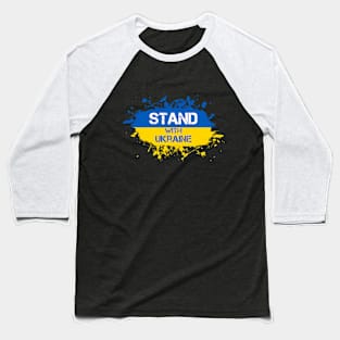 I Stand With Ukraine Splash New Baseball T-Shirt